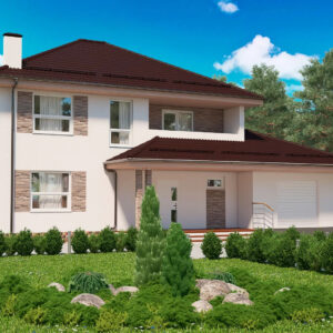 Американский дом 218 м² — вид 1