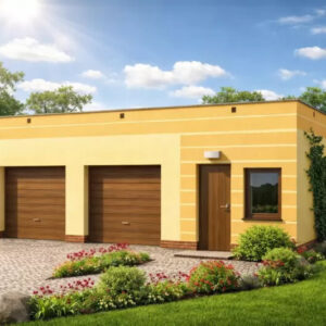Гараж на 2 авто с мастерской 64 м² — вид 1