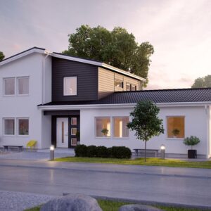 Скандинавский дом 175 м² — вид 1